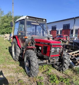 Zetor 7745 s nakladačom a SPZ - 4