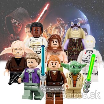 Rôzne figúrky Star Wars 7 (8ks) typ lego - nové - 4