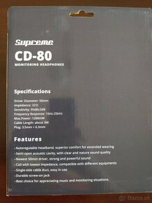 Predám nové Supreme - CD-80 - 4