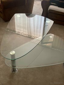 Predám sklenený konferencny stolik - 4