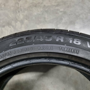 225/45 R18 CONTINENTAL pár letných pneumatík - 4