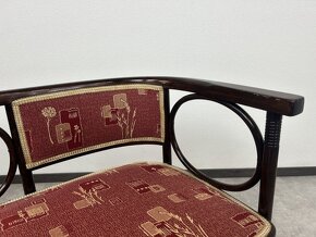 Secesná sofa Fledermaus no.728 arch.Josef Hoffmann - 4