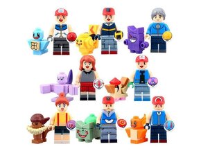 Figúrky Pokemoni (8ks) typ lego, nové, nehrané - 4