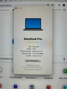 MacBook Pro (13-inch, M1, 2020) 8GB - 4