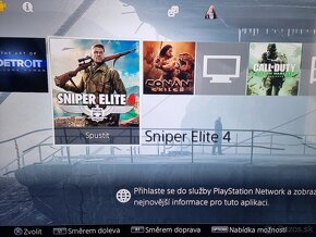 Playstation 4 1TB + 1 ovládač a hry - 4