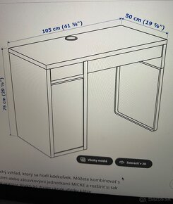 Micke stol a stolicka Ikea - 4