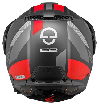 SCHUBERTH E2 Defender Red + intercom - 4