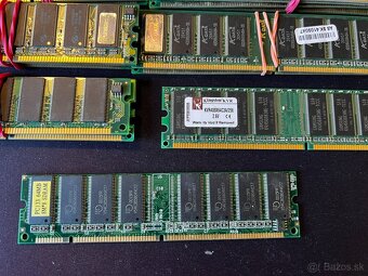 Predám DDR1 RAM, 1GB, 512MB, 256MB, 128MB, 64MB - 4