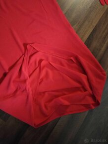 Elegantné červené šaty - 4