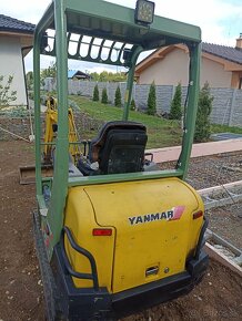 Yanmar B 15-3 minibager vaha 1500kg, možná výmena - 4