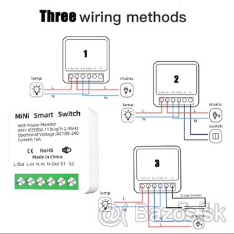 Smart wifi spínač 16A - 4