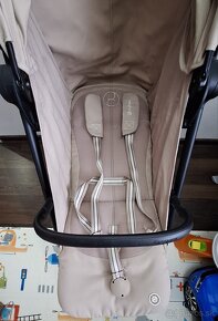 Cybex Beezy Gold 2024 Almond Beige BLK kombinovaný kočík - 4