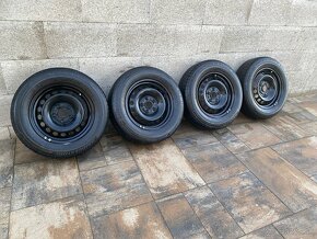 LETNA SADA PLECHOVE DISKY 5x112 R15 + LETNE PNEU BRIDGESTONE - 4