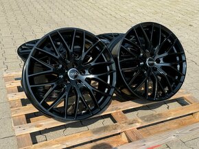 R20 5x112 (66,6) Audi style reps  9J ET35 Black alu disky - 4