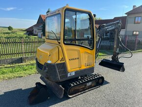 Minibagr Volvo EC15 hyd.podvozek+hyd.svahovka,2007 - 4