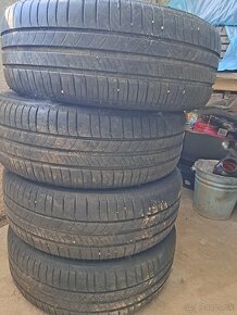 Predám letnú sadu alu disky Ford 5x115 R16, 205/55 - 4