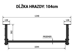 Hrazda, 104cm - 4