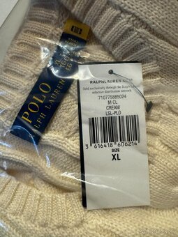 Ralph Lauren sveter Cable-Knit Cotton Jumper, veľkosť XL - 4