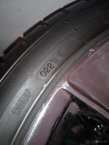 Predám chrómové elektróny 225/40R18- 2x rozteč 5x100-112 - 4