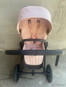 Športový kočík Cybex Priam Matt Black 2022, Peach Pink - 4