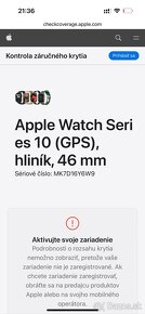 Apple Watch 10 46mm Jet Black - nerozbalené, záruka - 4