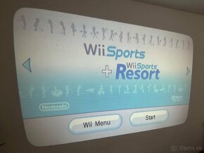 Nintendo Wii - hra Wii Sports +  Resort hra, příslušenství - 4