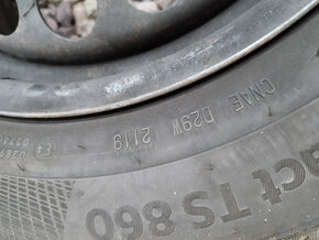 Zimné pneu 195/65 R15 na plechových diskoch 5x112 - 4