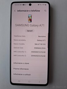 Predám SAMSUNG GALAXY A71 - 4