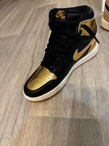 Jordan Nike 1 High Golden Black - 4