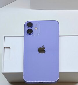 iPhone 12 Mini Purple KONDICE BATERIE 100% TOP - 4