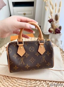 Dámska originál Louis Vuitton nano speedy kabelka - 4