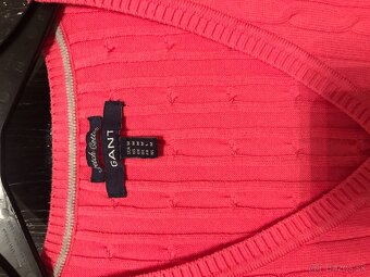 GANT originál baby pink damska vesticka S/M - 4