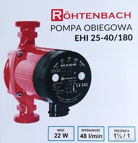 Elektronické obehové čerpadlo  ROCHTENBACH EHI 25-40/180. - 4