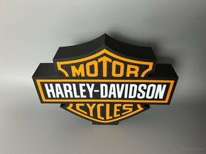 Harley Davidson LED Logo lampa - 4