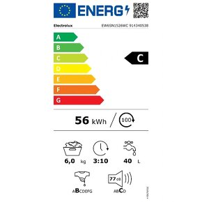 Elektrolux 6kg práčka s predným plnením - 4