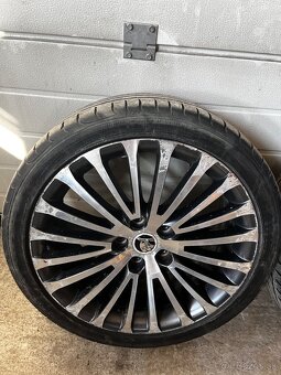 Hliníkové disky škoda 5x112 r18 škoda sirius antracit - 4