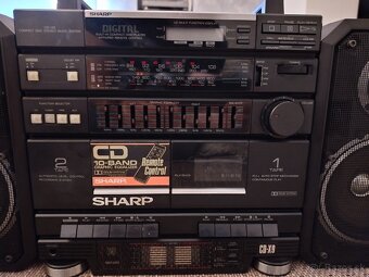 Sharp Cd-X9 Boombox, tape, tuner, AUX, cd - 4