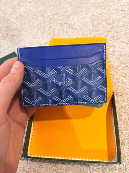 Goyard Card Holder Blue - 4