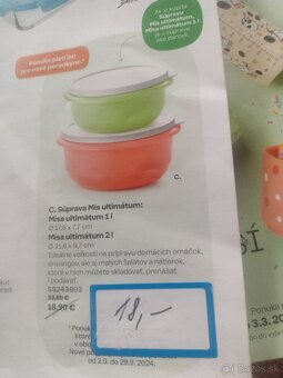 Tupperware dopredaj výrobkov, nové - 4