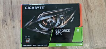 Predám novú gigabyte geforce GTX 1650 - 4