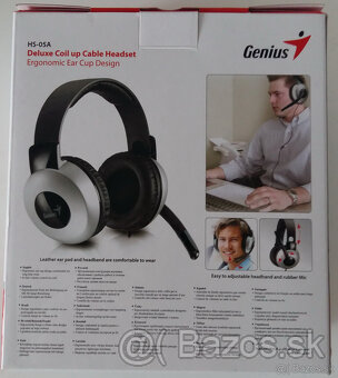 Slúchadá s mikrofónom Genius HS-05A - 4