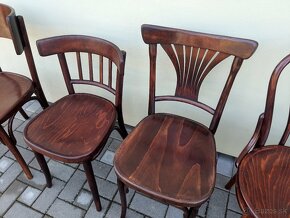 Ohýbané bukové stoličky "thonetky" po renovaci - 4