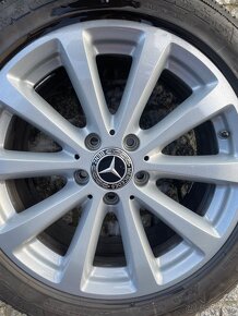 Original Mercedes disky R17, 5x112, sivé - 4