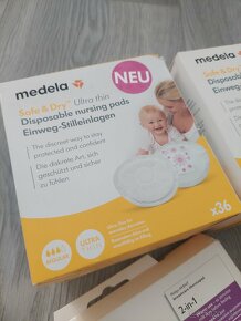 Medela a Philips Avent prsné vložky, klobúčiky - 4