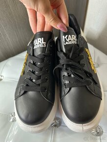 Karl Lagerfeld tenisky cierne 40 - 4