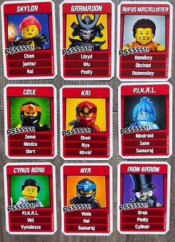 Kartičky Lego Ninjago - 4