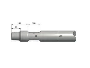 Oškrt do hydraulického kladiva Huppi 302 - 4