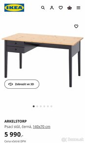 Pevný pracovný stôl IKEA ARKELSTORP - 4