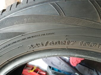 2x zimné pneumatiky 225/60 r17 - 4