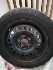 Disky so snímačmi + zimné pneu Hyundai KIA R16 5x114,3 - 4